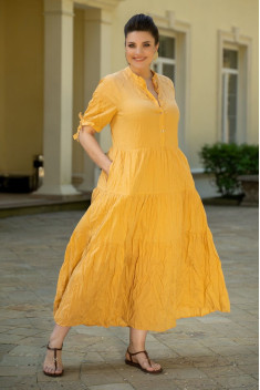 Хлопковое платье Andina 806-2 манго