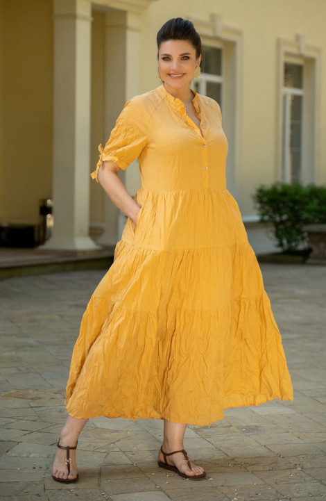 Хлопковое платье Andina 806-2 манго