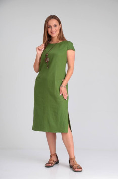 Платье Rishelie 703.1 зеленый