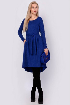 Трикотажное платье Patriciа C14514 синий