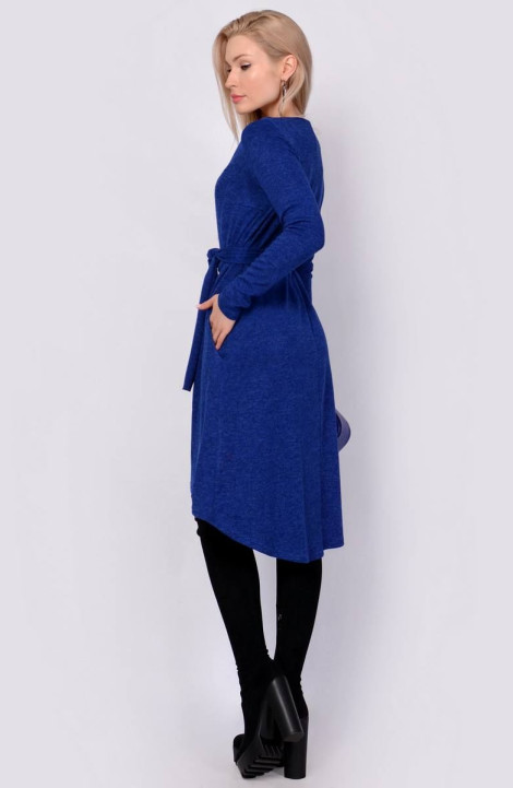 Трикотажное платье Patriciа C14514 синий