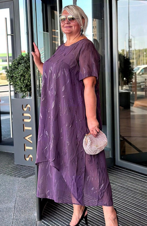 Платье Diva 1633 фиолет