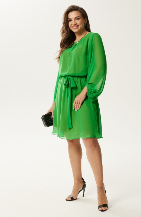Шифоновое платье Condra 2406 зеленый