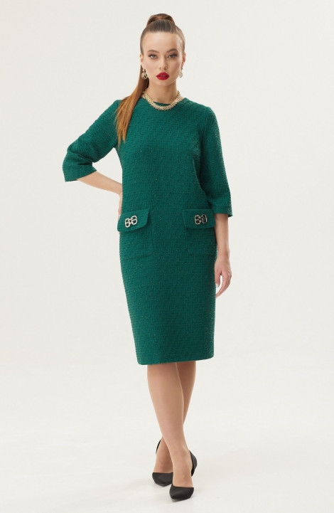 Платье Galean Style 922 зеленый
