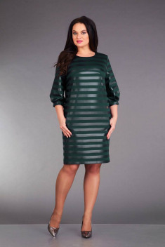 Трикотажное платье ZigzagStyle 512 зеленый