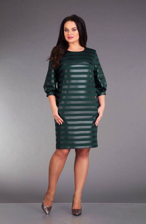 Трикотажное платье ZigzagStyle 512 зеленый