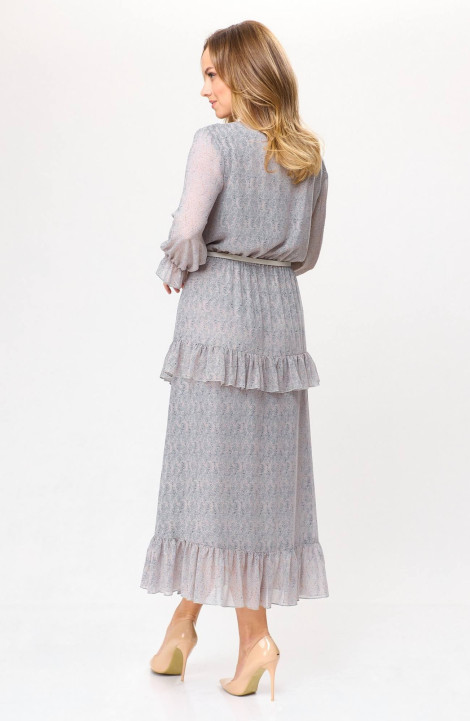 Шифоновое платье Koketka i K 1128-1 серый