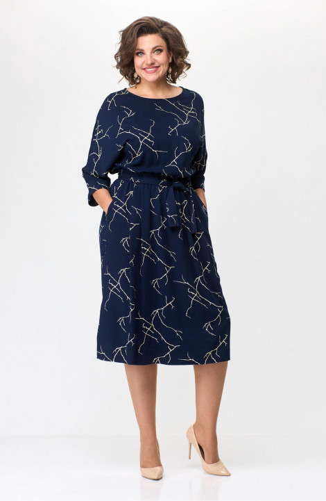 Платье Le Collect 395-в темно-синий