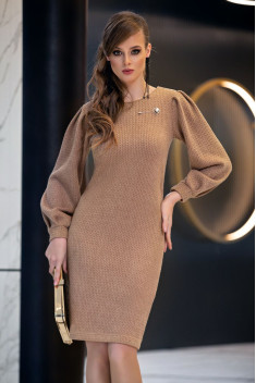 Платье Diva 1357-2 коричневый