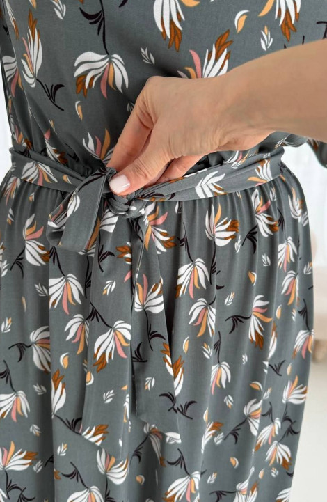 Платье LindaLux 2-043 оливковая_пальма