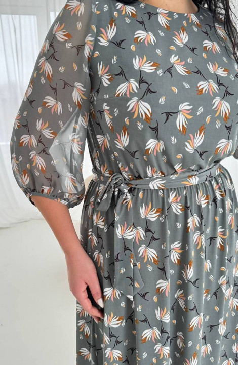 Платье LindaLux 2-043 оливковая_пальма