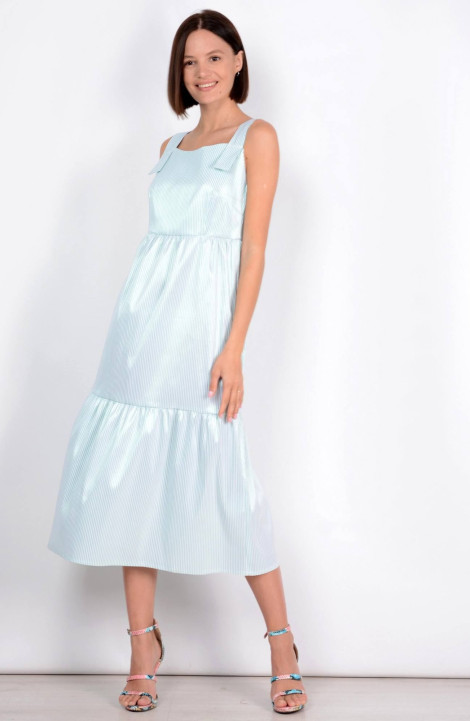 Платье Patriciа NY15339 белый,салатовый