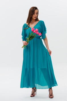 Платье NikVa 488-1 бирюза