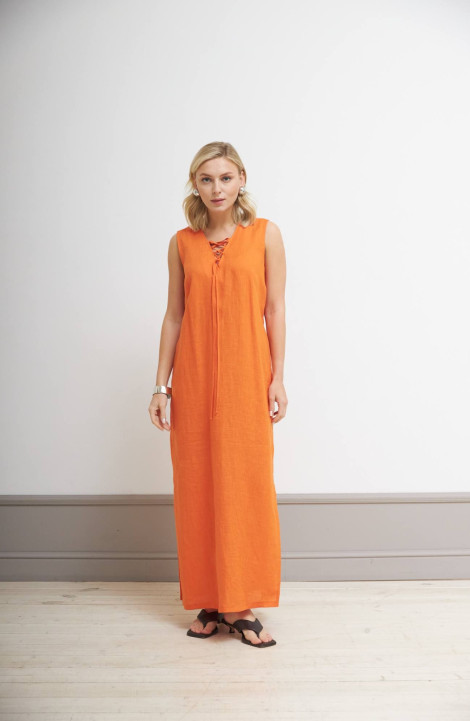 Платье Nadex 21-086220/210-24 оранжевый