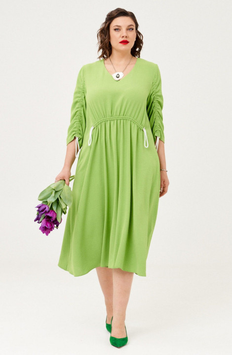 Платье Almirastyle 351 зеленый