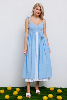 Платье KOKOdea 8.37 бело-голубой