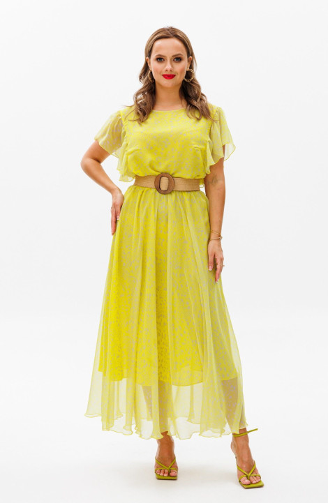 Платье Anastasia 1085 лимонный