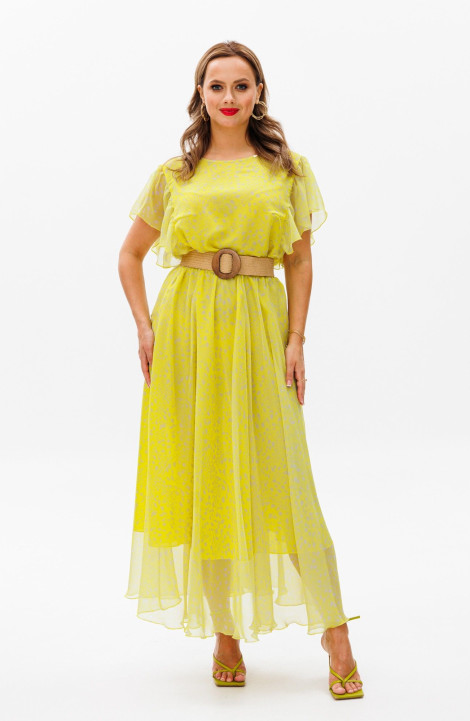 Платье Anastasia 1085 лимонный