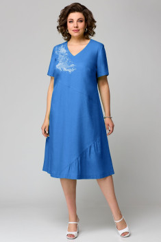 Платье Мишель стиль 1196 синий
