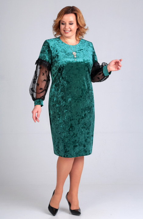 Платье Таир-Гранд 6535 изумруд