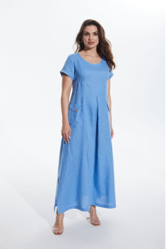 женские платья MALI 422-040 голубой
