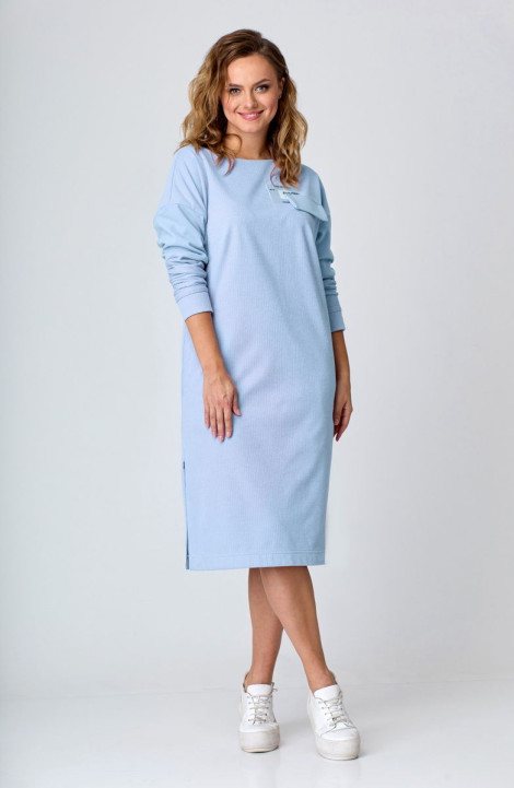 Платье Мишель стиль 1088-1 голубой