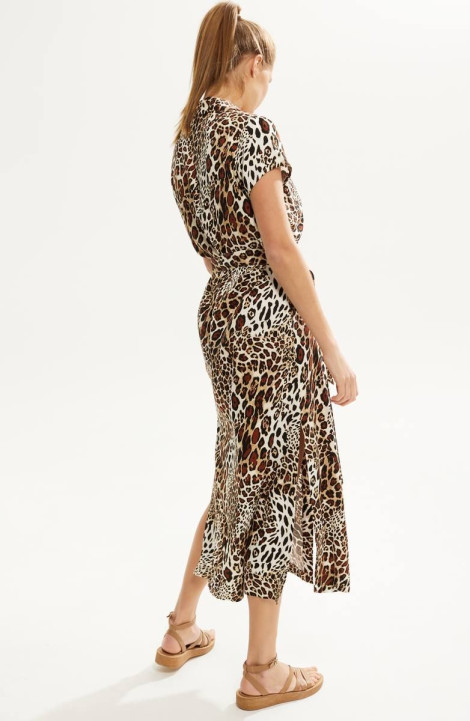 Платье DAVA 156 принт_леопард