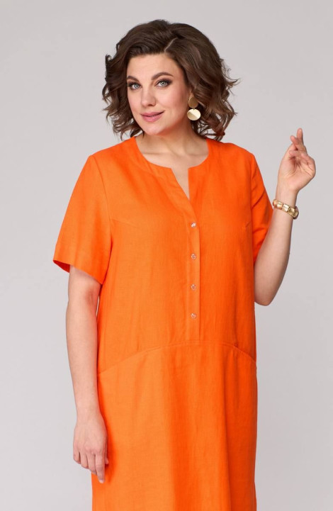 Платье Ollsy 1645 оранжевый