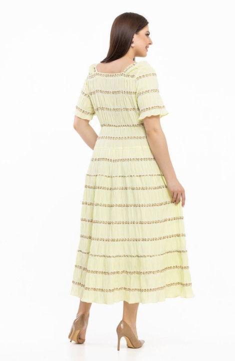 Хлопковое платье Avila 0935 желтый