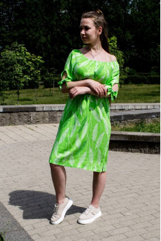 Платье Arisha 1259-1 салатовый