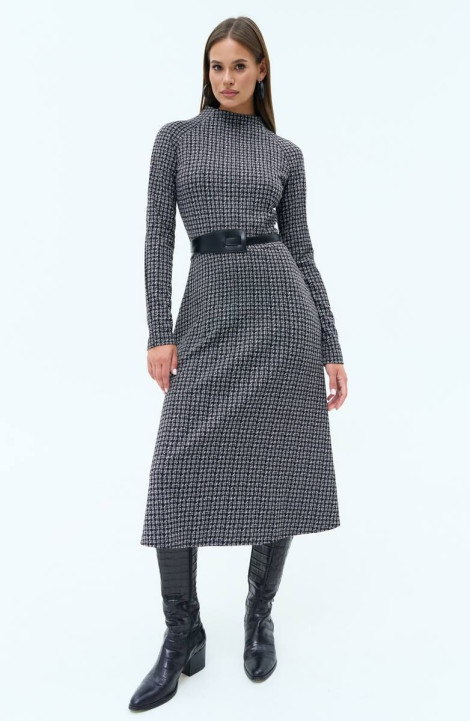 Трикотажное платье MilMil 1065-3-23 Амстердам/серый_принт