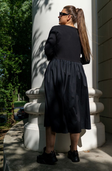 Трикотажное платье Andina 820 черный