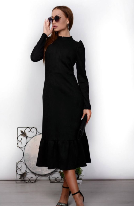 Трикотажное платье Patriciа F15211 черный