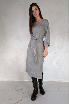 Трикотажное платье Patriciа 01-5450 серый