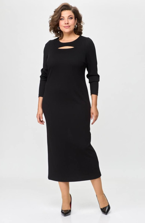 Трикотажное платье Karina deLux M-1173 черный