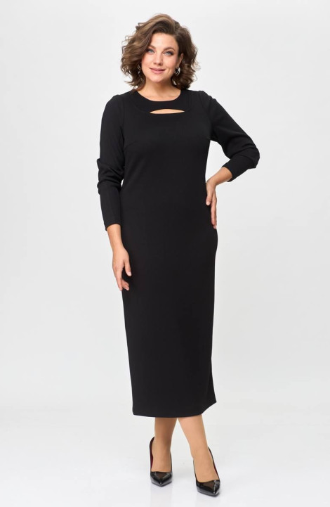 Трикотажное платье Karina deLux M-1173 черный