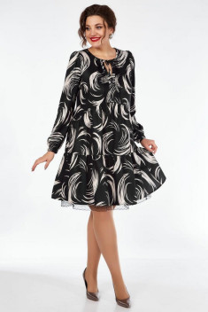 Платье Милора-стиль 1035 перья