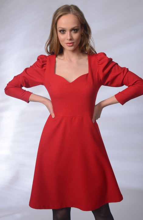 Платье MAX 4-067 красный