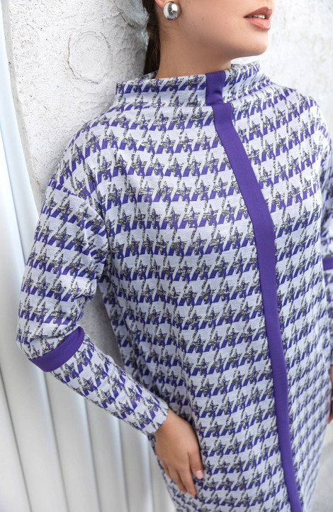 Трикотажное платье ASV 2660 фиолетовый