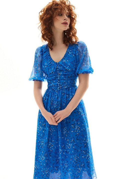 Шифоновое платье Golden Valley 4958 синий