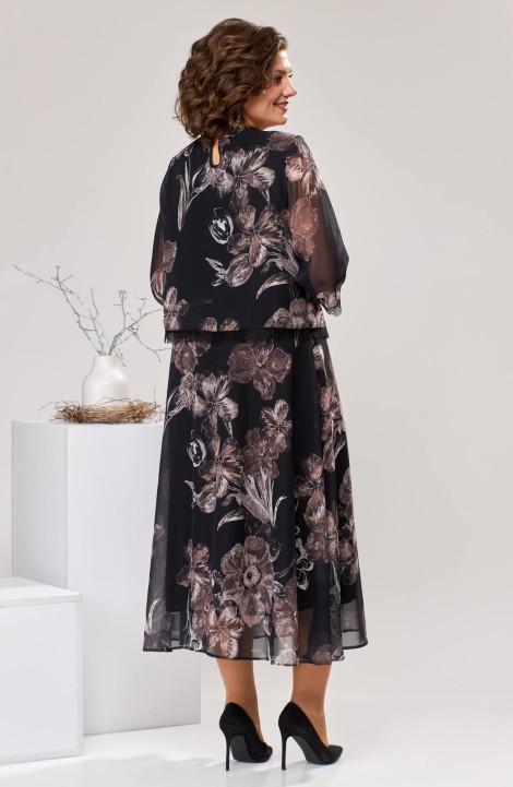 Платье Romanovich Style 1-2544 коричневый