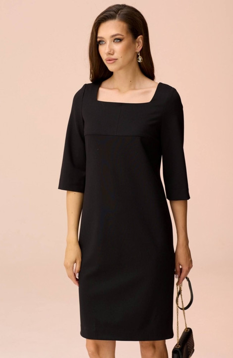 Трикотажное платье Faufilure С1602 черный