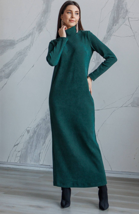 Трикотажное платье Ivera 1109L зеленый