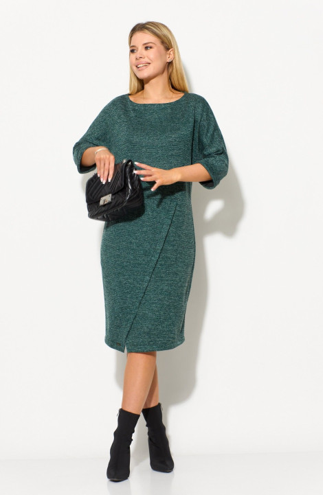 Трикотажное платье Talia fashion 419 зеленый
