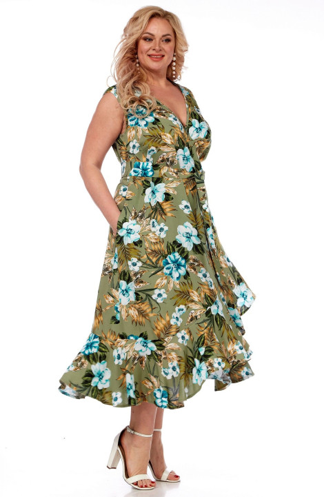 Платье Celentano lite 5024.2 оливковый