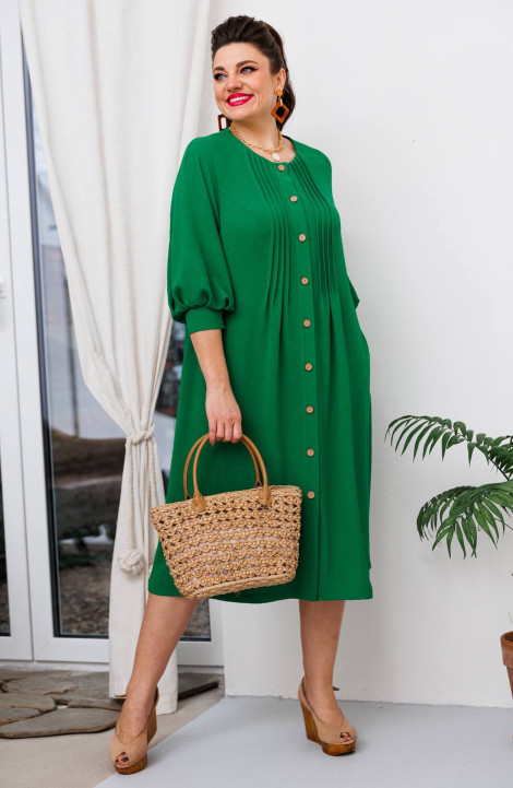Платье Romanovich Style 1-2650 зеленый