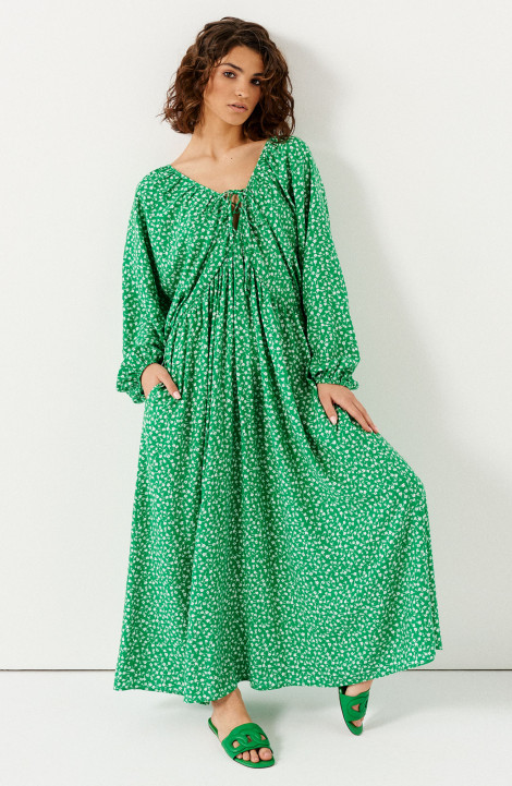 Платье Панда 144780w зеленый