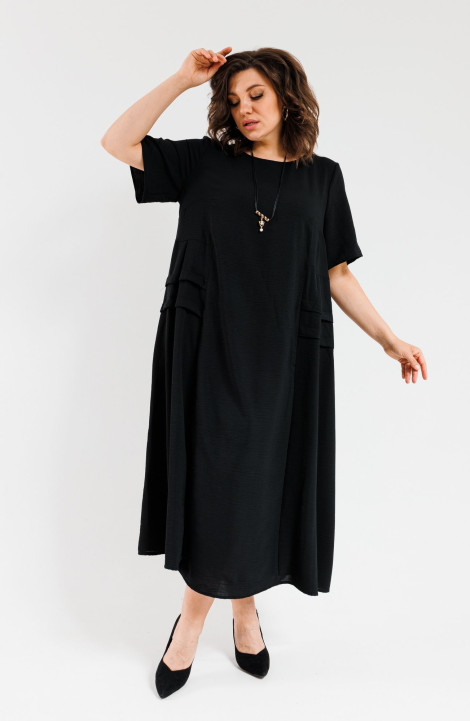 Платье OVERYOU М107-3 черный