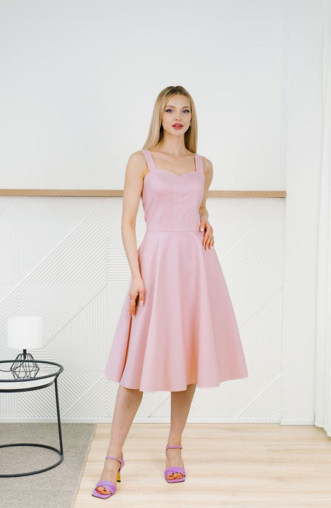 Платье MONA STYLE FASHION&DESIGN 24004 розовый