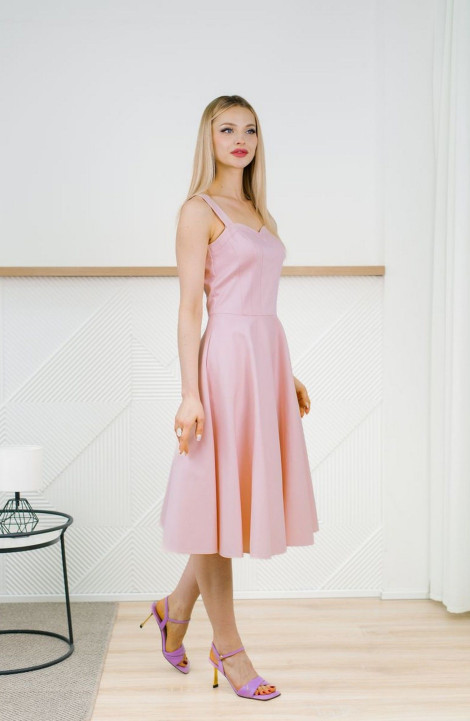 Платье MONA STYLE FASHION&DESIGN 24004 розовый